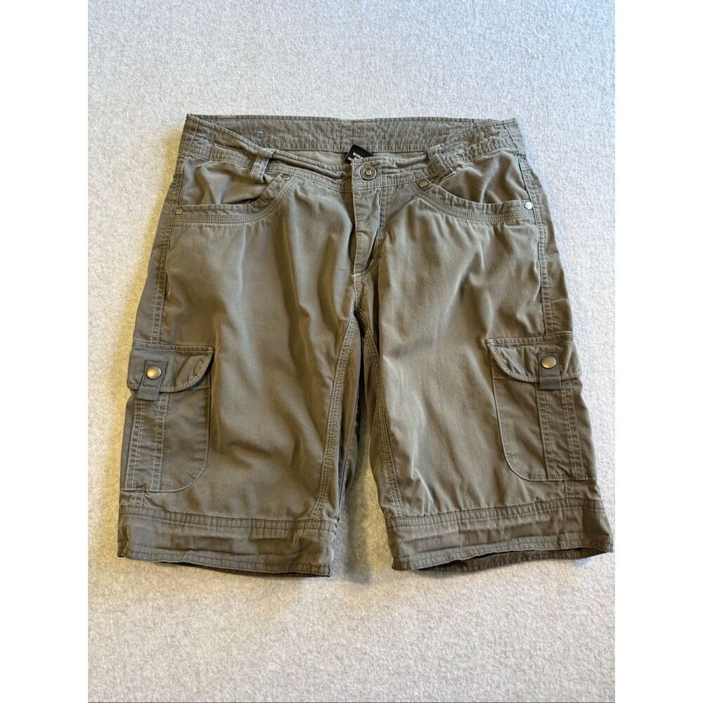 KUHL womens cargo hiking  Splash shorts green tactical outdoor utility shorts 6